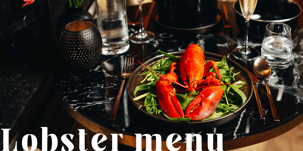 Lobster menu